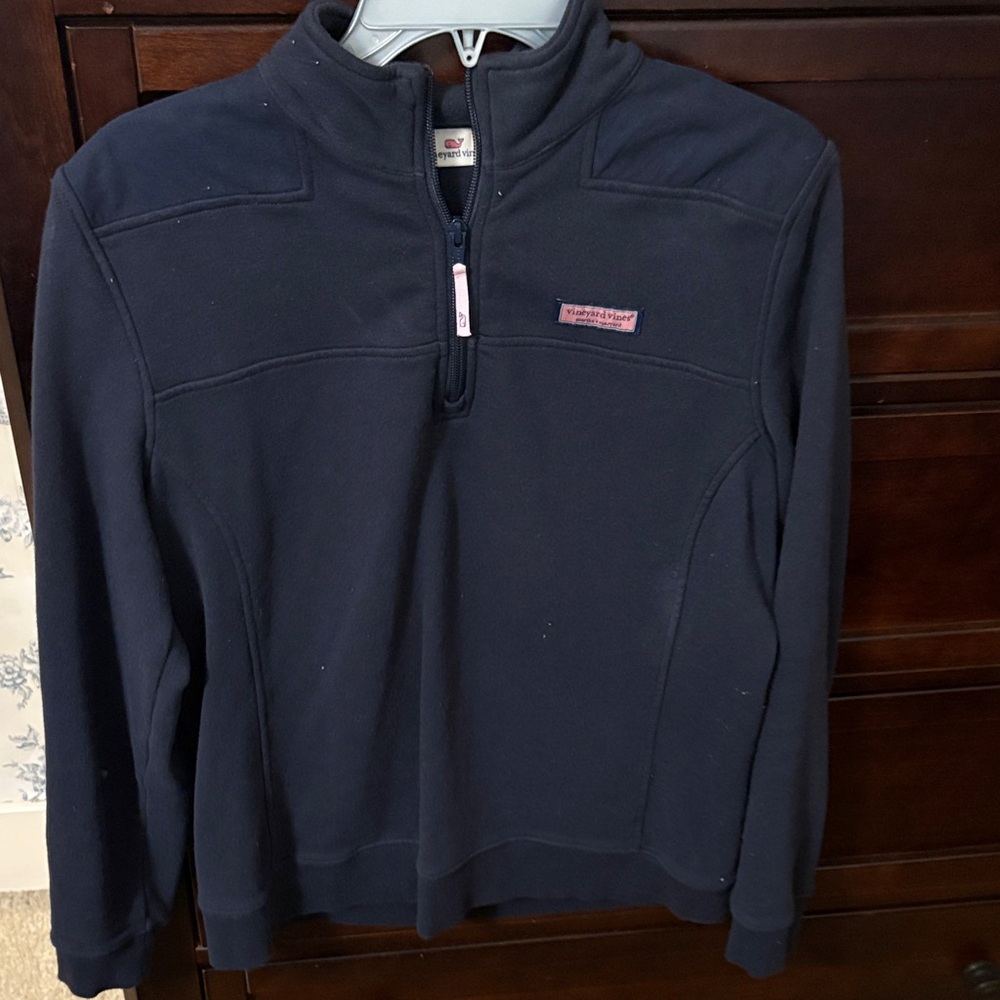 Vineyard Vines Dark Blue Quarter-Zip Pullover
